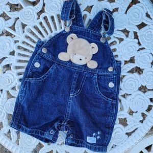 Carters | Teddy 🧸denim overalls